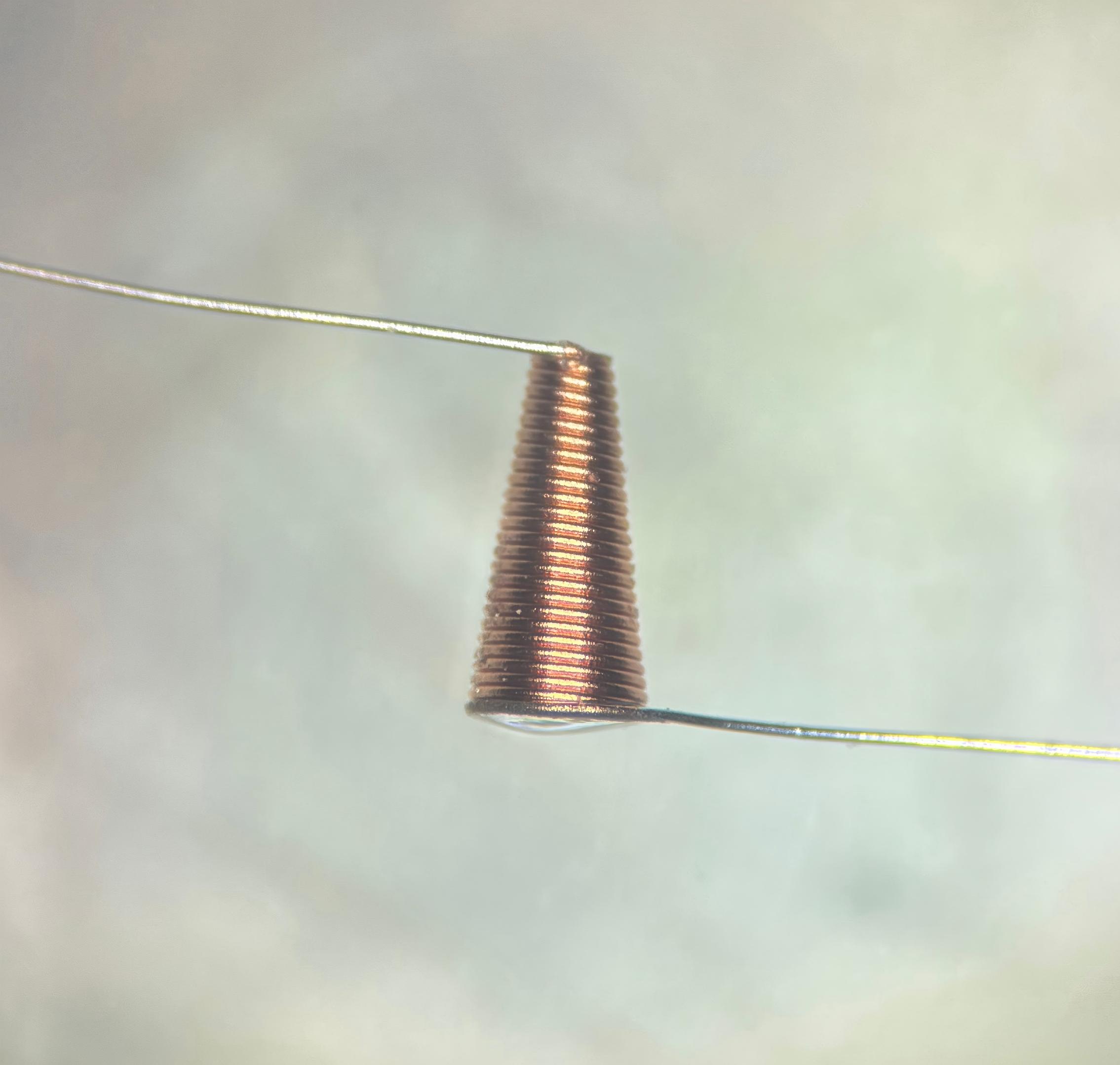 Конический индуктор HAMLT2000503R для высокочастотных радиочастот, 120 нГн, 200 мА, устойчивость к высоким и низким температурам