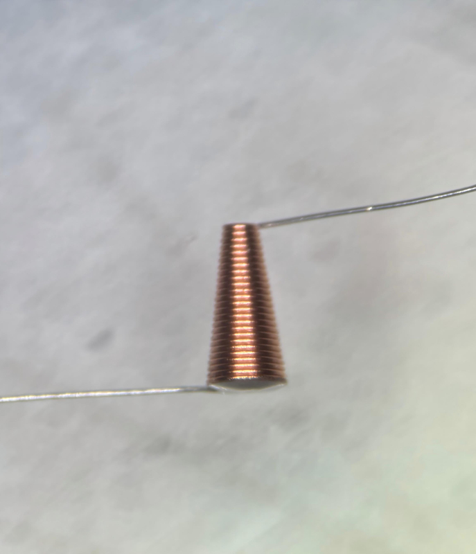 Высокочастотный широкотемпературный конический индуктор HAMLT6000503R 1400nH для радиочастотного применения